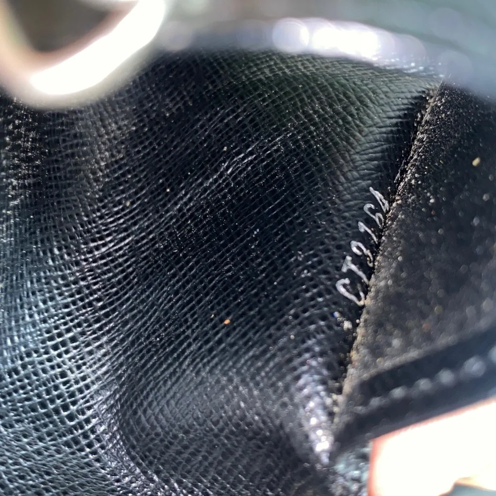 Authentic Louis Vuitton Black Damier Graphite Key Pouch
